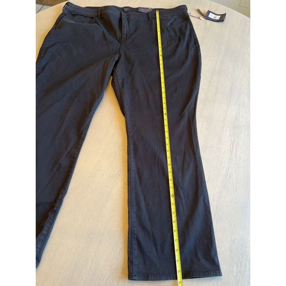 NYDJ Marilyn Straight Black Pants Size 28W NWT - Picture 11 of 16